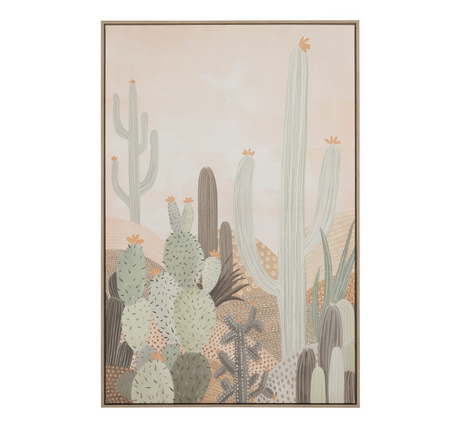 quadro cactus serigrafia